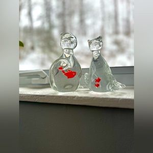 Murano glass cat